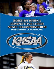 2023-24 KHSAA Competitive Cheer State Championship Program cover image