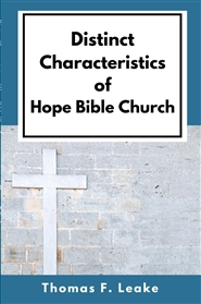 Distinct Characteristics  Of Hope Bible Church cover image