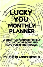 Lucky You Monthly Planner Daily Edition cover image