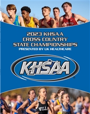 2023 KHSAA Cross Country State Championship Program (B&W) cover image