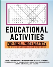 Educational Activities for Social Work Mastery to Enhance Your Learning Experience cover image