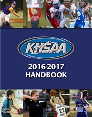 2016-2017 KHSAA Handbook cover image