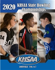 2020 KHSAA Bowling State Championship Program cover image