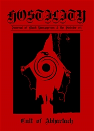 Hostility - Journal of Black Vampyrism & the Sinister - Issue # 3 cover image