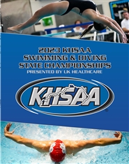 2023 KHSAA Swimming & Diving State Championship Program cover image
