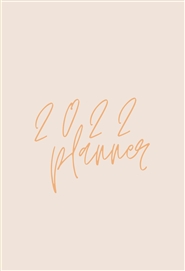 2022 Planner cover image