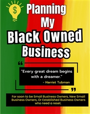 Planning My Black Owned Bu ... cover image