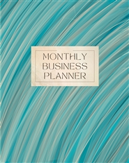 Monthly Productivity Business Planner  cover image