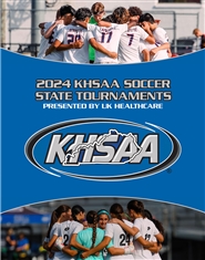 2024 KHSAA Soccer State Tournament Program (B&W) cover image