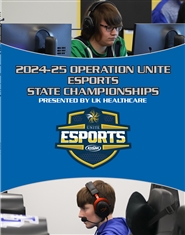 2024-25 Operation UNITE Esports State Championship Program cover image