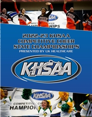 2022-23 KHSAA Competitive Cheer State Championship Program cover image