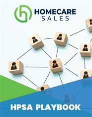 Home Care Sales HPSA playbook cover image