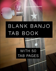 Blank Banjo Tab Book  cover image