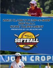 2023 KHSAA Softball State Tournament Program (B&W) cover image