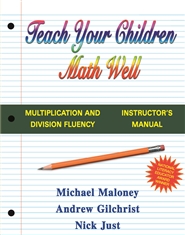 Teach Your Children Math Well - Multiplication and Division Instructor