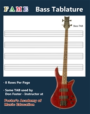 FAME Bass Tablature cover image