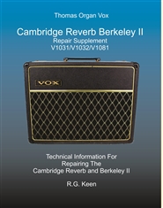 Cambridge Reverb and Berkeley II Repair Supplement cover image