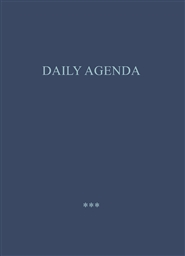 DAILY AGENDA cover image