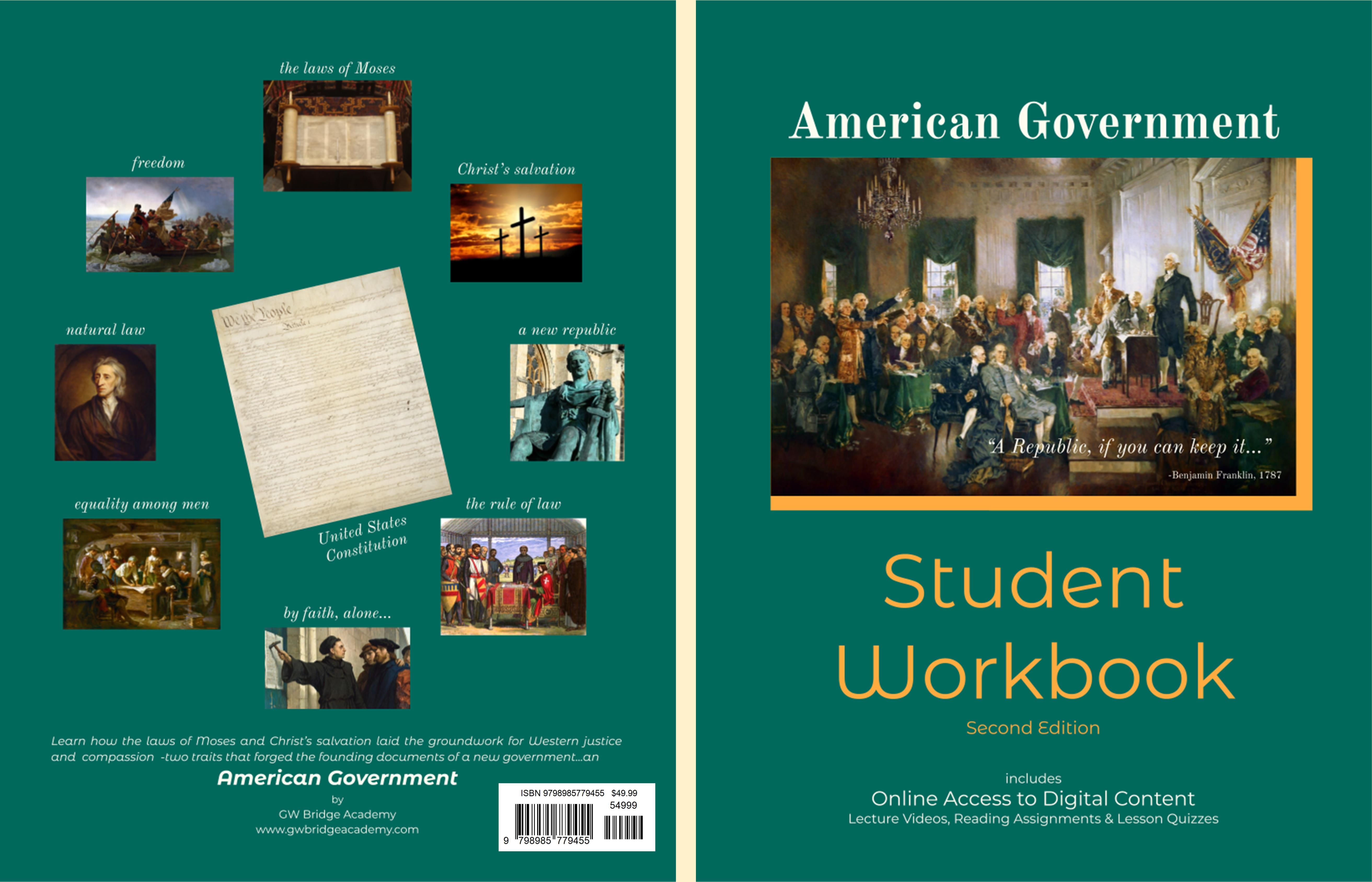 American Government Student Workbook 2nd Edition By GW Bridge Academy ...