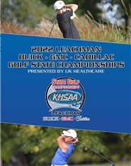 2022 KHSAA Golf State Championship Program (B&W) cover image
