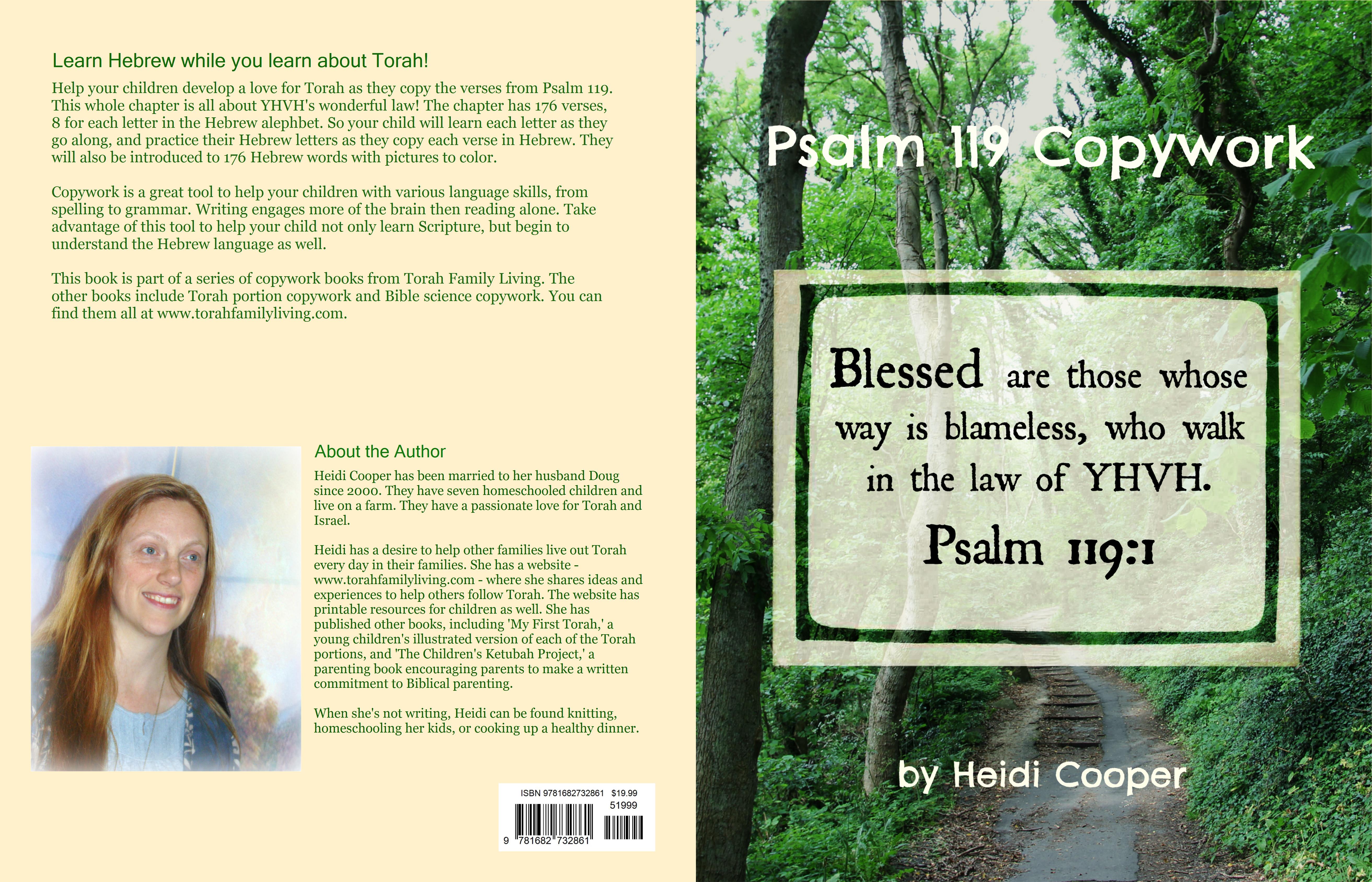 Psalm 119 Copywork by Heidi Cooper : $23.59 : 9781682732861 ...