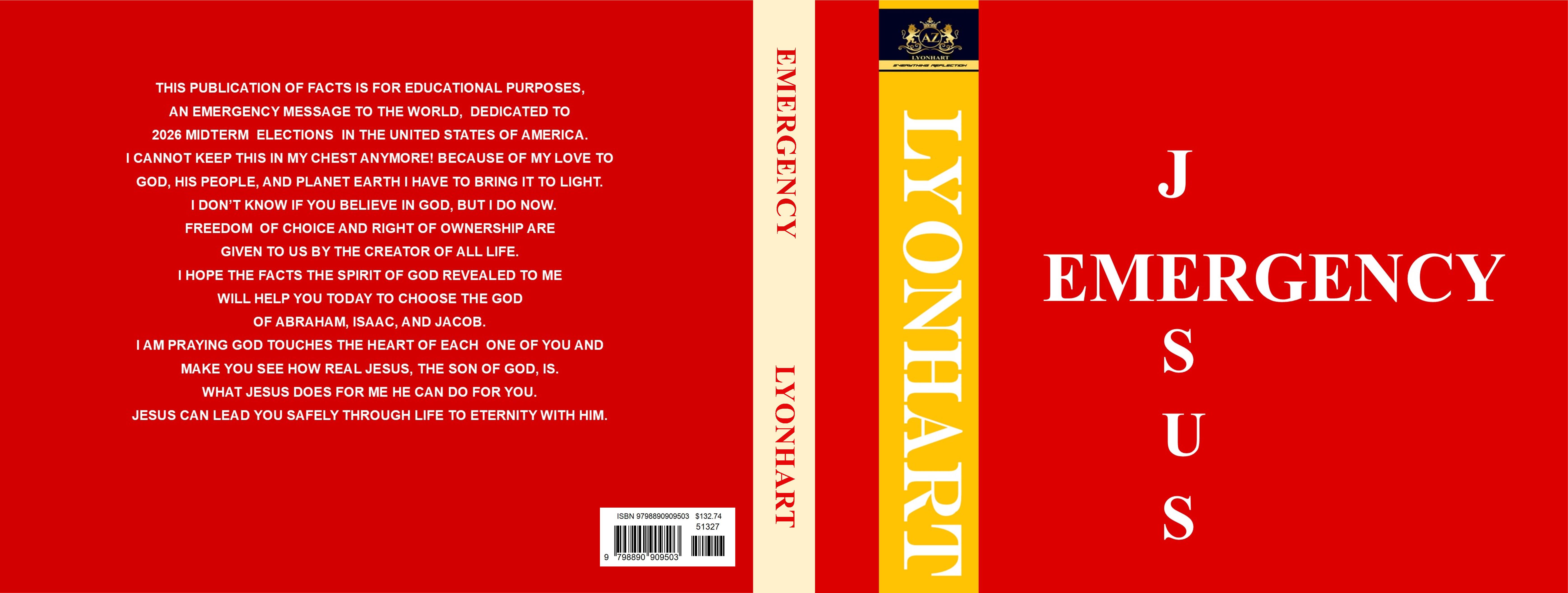 EMERGENCY by Venera Lyonhart : $132.74 : 9798890909503 : TheBookPatch.com
