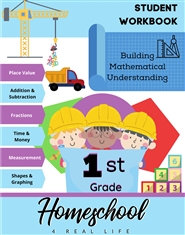H4RL First Grade Math Workbook cover image
