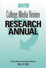 College Media Review Research Annual 2016 cover image