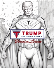 Red, White & Trump: A Trump Coloring Book cover image