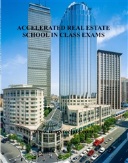 ACCELERATED REAL ESTATE SCHOOL IN CLASS EXAMS cover image
