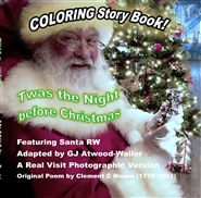 Twas the Night COLORING BOOK cover image