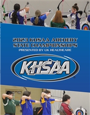 2023 KHSAA Archery State Championship Program (B&W) cover image