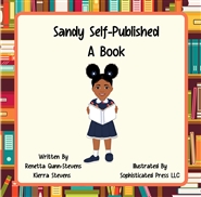 Sandy Self-Publishes  a Book cover image