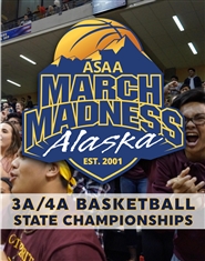 2022 ASAA/First National Bank Alaska 3A/4A Basketball State Championship Program cover image