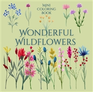 Mini Coloring Book WONDERFUL WILDFLOWERS (Volume 1) cover image