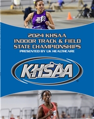 2024 KHSAA Indoor Track & Field State Championship Program cover image