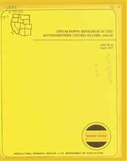 Original USDA Opium Poppy  ... cover image