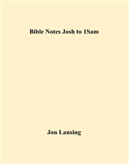 Bible Notes Josh to 1Sam cover image