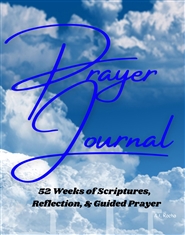Prayer Journal 52 week Scriptures & Guided Prayer 8.5x11 Bounded 260 pages cover image