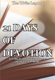 21 Days of Devotion: A 21-Day Devotional Planner for Christian Writers cover image