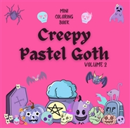 Mini Coloring Book PASTEL GOTH (Volume 2) cover image