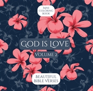 Mini Coloring Book GOD IS LOVE Beautiful Bible Verses (Volume 2) cover image