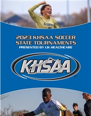 2023 KHSAA Soccer State Tournament Program (B&W) cover image