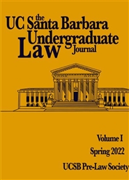 UC Santa Barbara Undergraduate Law Journal cover image