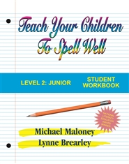 Teach Your Children to Spell Well Junior Level Student Workbook cover image