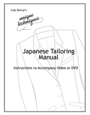 Japanese Tailoring Manual cover image