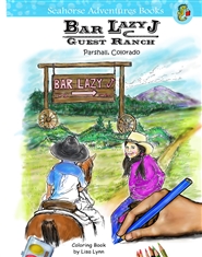 Bar Lazy J Ranch Coloring Book cover image