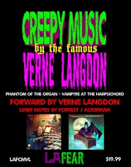 Creepy Music by the famous Verne Langdon Phantom of the Organ - Vampyre at the Harpsichord cover image
