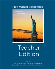 Free Market Economics Teacher Edition cover image