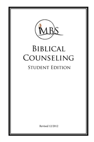Biblical Counseling - Student Edition cover image